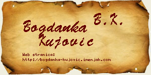 Bogdanka Kujović vizit kartica